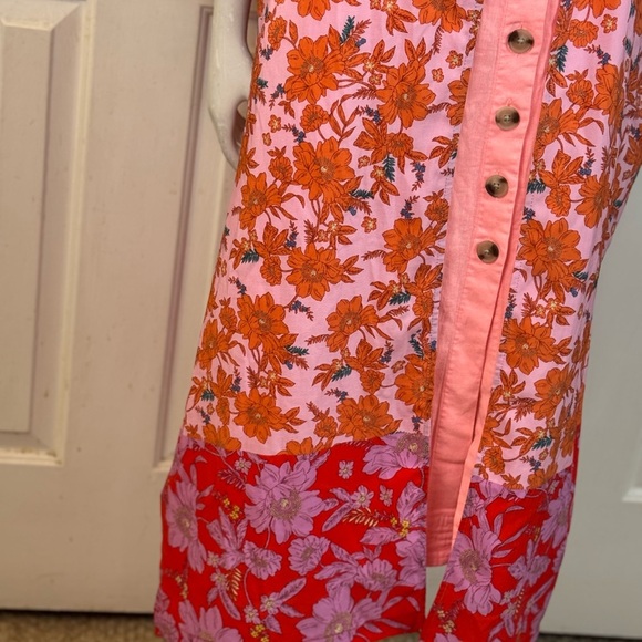 Jessica Simpson Floral Orange and Pink Kimono One Size,  E1. - Picture 4 of 15